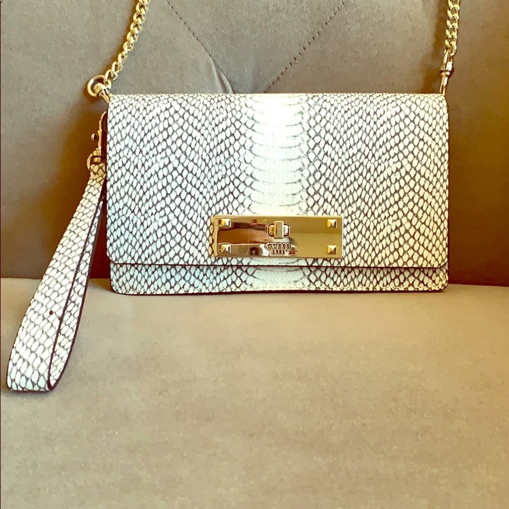 Guess Snakeskin Print Mini bag